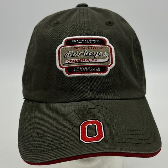 American Needle Ohio State Buckeyes Hat Mens OS Olive Green Adjustable NCAA RARE - Picture 1 of 9